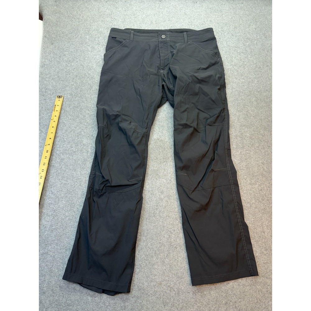 KÜHL Men's Hiking Pants 38x32 Gray Stretch Nylon Outdoor Trail Climb‎